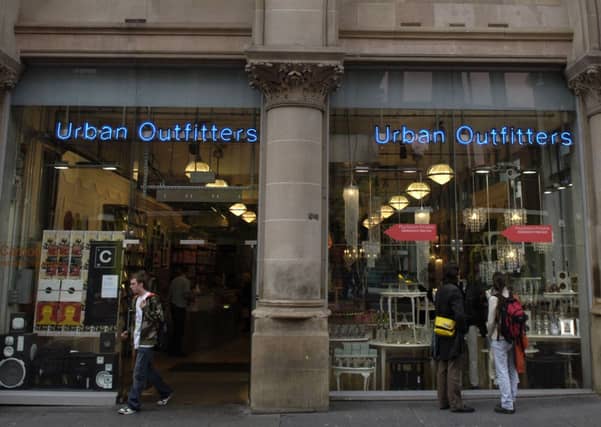 Urban Outfitters recently apologised for an offensive sweatshirt design. Picture: Donald MacLeod