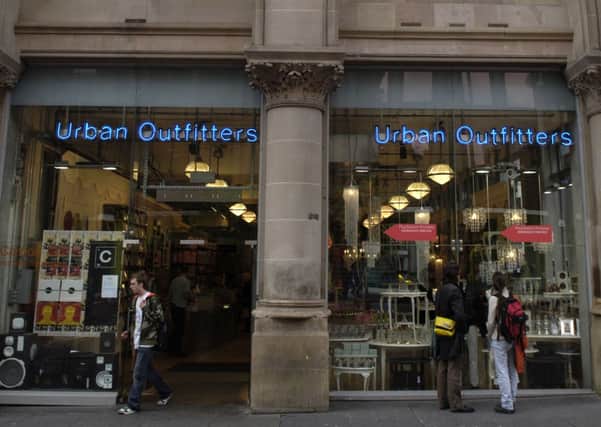 Urban Outfitters recently apologised for an offensive sweatshirt design. Picture: Donald MacLeod