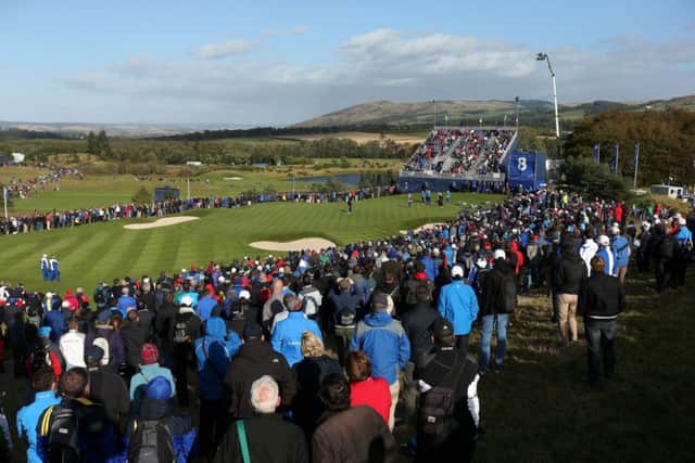 Ryder Cup Radio got carried away when suggesting entire population of Scotland was at Gleneagles. Picture: PA