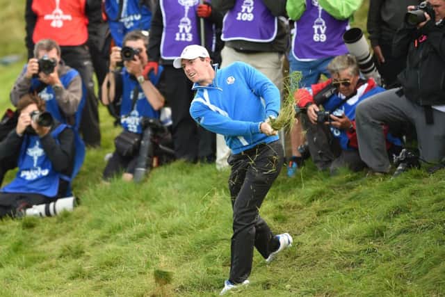 Rory McIlroy was twice partnered with Sergio Garcia. Picture: Ian Rutherford