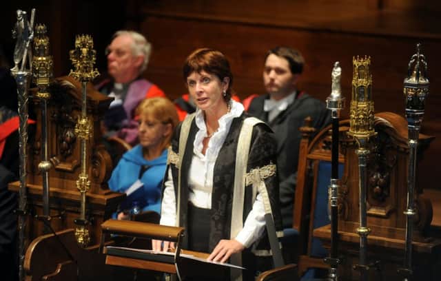 Salmonds behaviour to St Andrews principal Louise Richardson was a truly sinister tale'. Picture: Jane Barlow