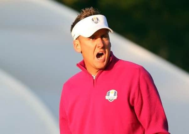 Ian Poulter was instrumental in helping Europe mount a comeback against the Americans at Medinah. Picture: Getty