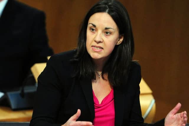 Kezia Dugdale speaks during the debate.  Picture: Ian Rutherford