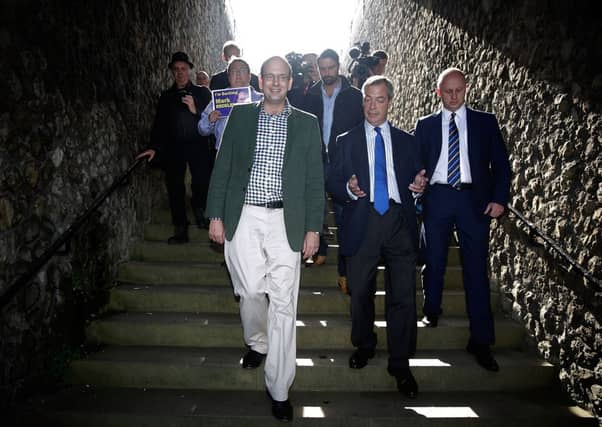 Mark Reckless, by defecting to Ukip from the Tories, is playing for very high stakes, but so is his leader, Nigel Farage. Picture: Getty