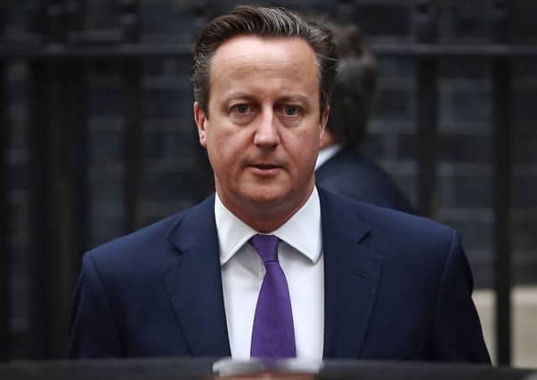 David Cameron spoke of his relief at the referendum result. Picture: Getty
