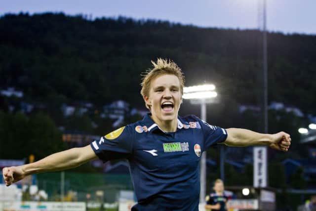 15-year-old Martin Oedegaard of Stromsgodset has been called up to the Norway squad. Picture: Getty