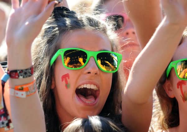 The festival, which celebrated its 21st birthday this year, has been held at the disused Balado airfield in Kinross-shire for much of the last two decades.  Picture: TSPL