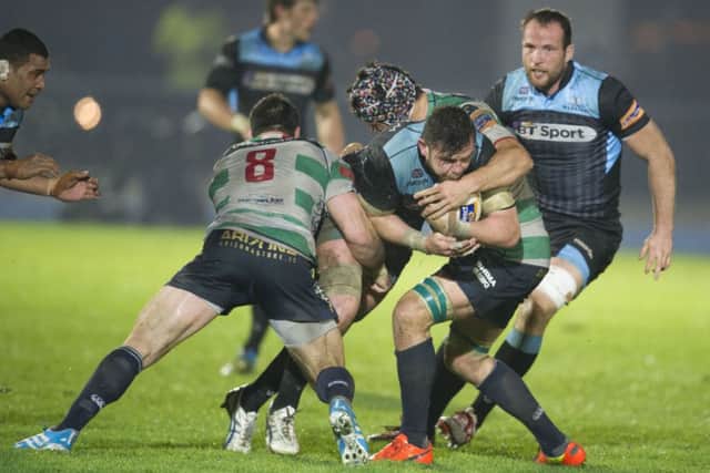 Glasgow beat Treviso 2910 at Scotstoun last season but the Italians present a formidable challenge at home. Picture: SNS