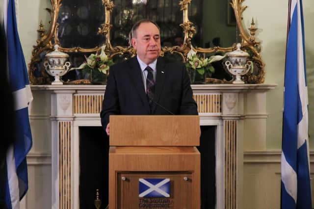 Outgoing First Minister Alex Salmond. Picture: Scottish Government
