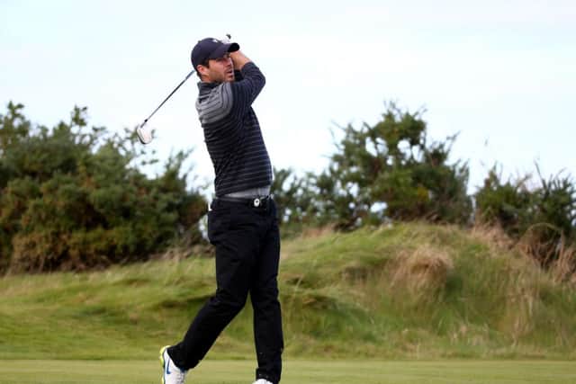 Jamie Redknapp in action at the Alfred Dunhill Links Championship. Picture: Getty