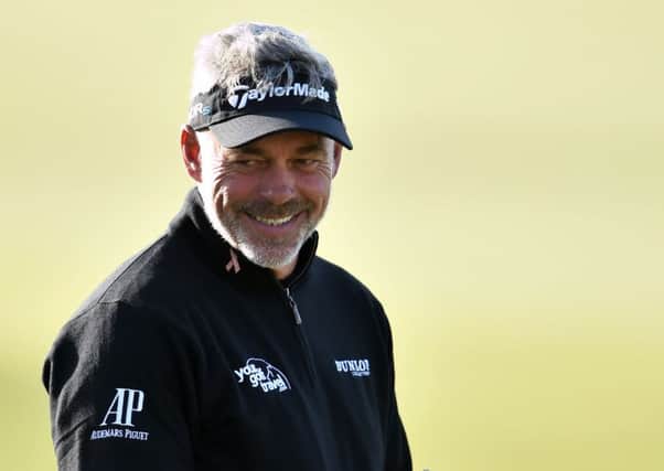 Darren Clarke attempted to deflect questions on his Ryder Cup captaincy credentials. Picture: SNS
