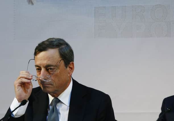 Mario Draghi met with members of the Governing Council of the ECB today. Picture: Getty