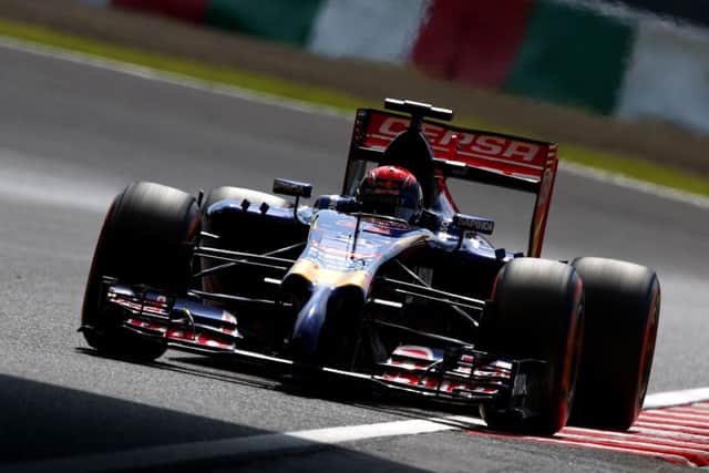 Verstappen on the track. Picture: Getty