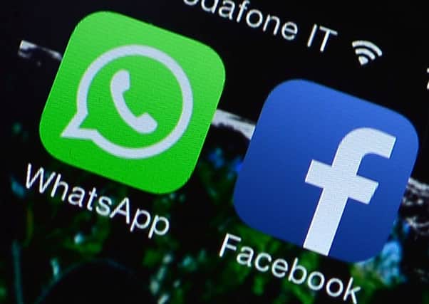 Messaging service WhatsApp currently has around 600 million users globally. Picture: Getty