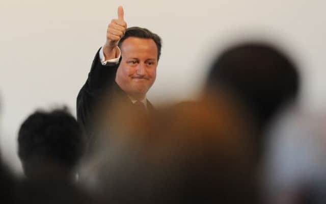 David Cameron.
 Picture:  Neil Hanna