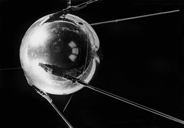 On this day in 1957 Sputnik 1 began to orbit the Earth. It burned up three months later after re-entering the atmosphere. Picture: Getty