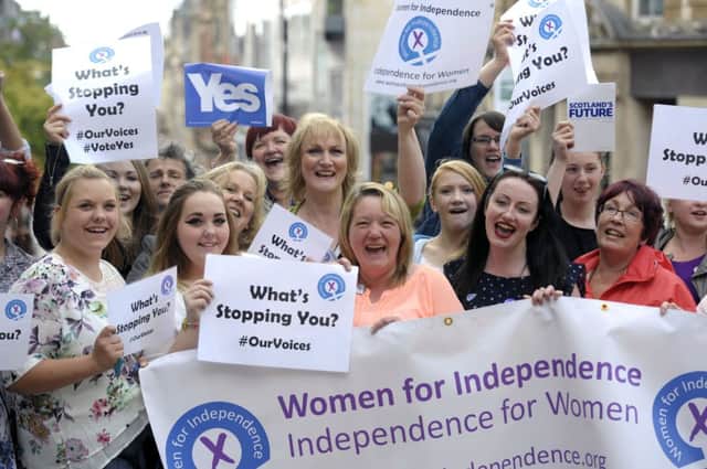 Women for Independence has gone from strength to strength. Picture: John Devlin