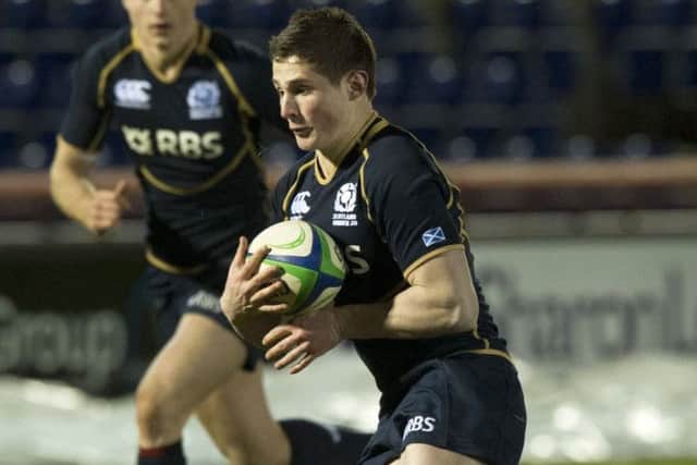 Robbie Fergusson, pictured playing for Scotland U20, is hoping to return to action this month. Picture: SNS