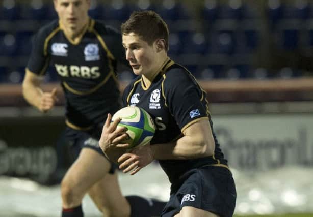 Robbie Fergusson, pictured playing for Scotland U20, is hoping to return to action this month. Picture: SNS