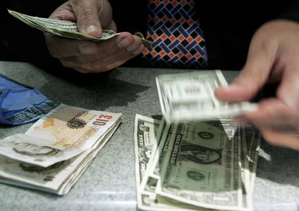 The pound fell to a ten-month low against the dollar on Friday. Picture: Getty