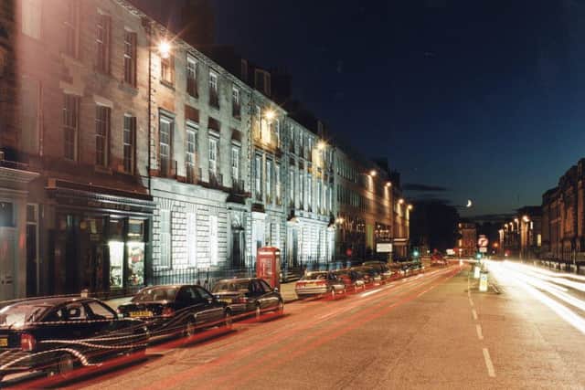 Tods Murray office building in Queen Street at night. Picture: TSPL