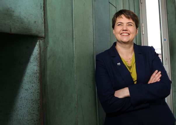 Natural leader Ruth Davidson has a fight 
on her hands to move Tories forward. Picture: John Devlin