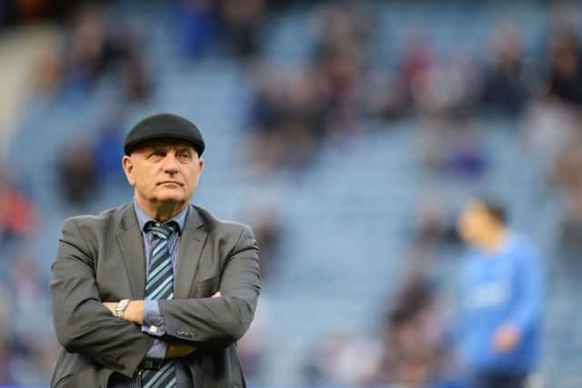 At 60 years of age, and having survived cancer a few years ago, Forfar manager Dick Campbell, sporting his famous bunnet, is intent on enjoying life. Picture: SNS