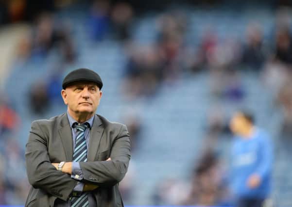 At 60 years of age, and having survived cancer a few years ago, Forfar manager Dick Campbell, sporting his famous bunnet, is intent on enjoying life. Picture: SNS