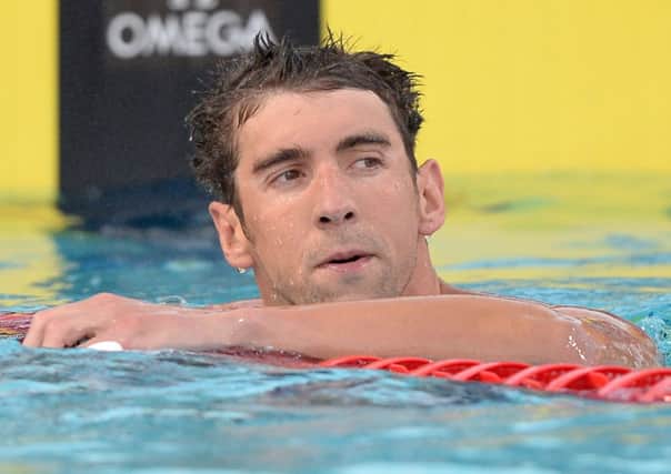 Michael Phelps is to take a break from swimming in order to confront his personal issues following his DUI arrest. Picture: Getty