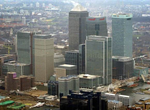 The UK's financial services sector has seen a rise in profits and business volume. Picture: PA