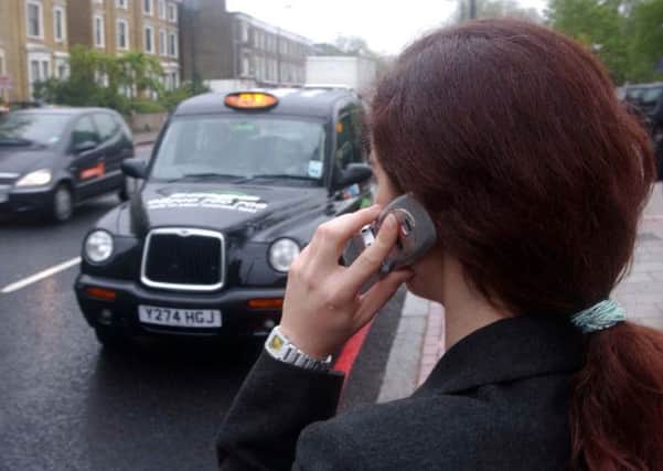 Internet security firm ESET surveyed 300 London black cab drivers and found that on average a driver finds around eight forgotten mobile phones in their taxi each year. Picture: PA