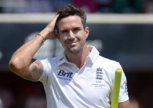 Kevin Pietersen leaves the field at the Sydney Cricket Ground in January. Picture: PA
