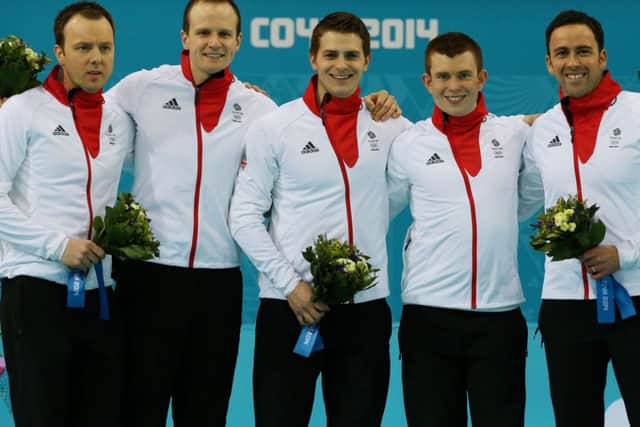 The Men's British curling team, pictured at Sochi. Organisers hope the new complex will help to produce British stars of the future. Picture: Getty