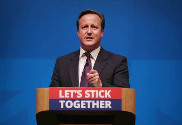 Cameron fought for Union so should think carefully about complete income tax devolution. Picture: Getty