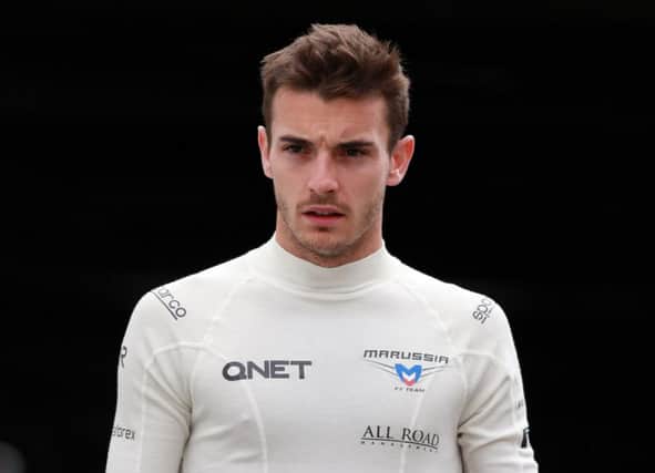 Jules Bianchi required surgery after the crash. Picture: PA