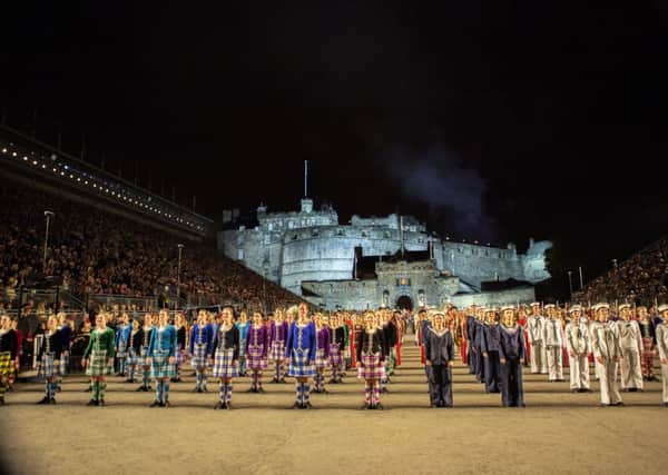 Upgraded spectator stands have helped the Tattoo set new records for income generated. Picture: Malcolm McCurrach