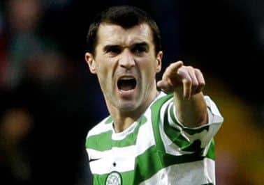 Roy Keane in action for Celtic. Picture: PA