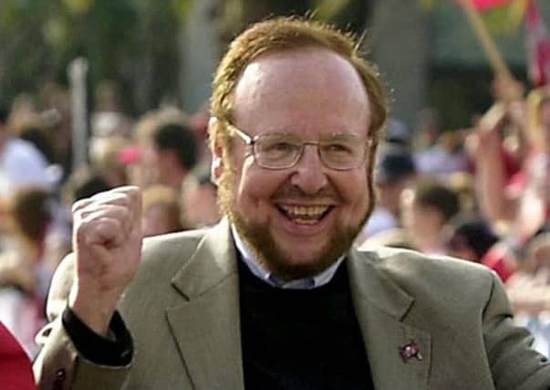 US businessman Malcom GLazer during a Super Bowl victory parade in Tampa, Florida. Picture: Getty
