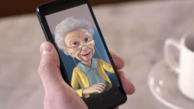 The TV ad featuring Wongas animated old lady is now banned. Picture: Contributed