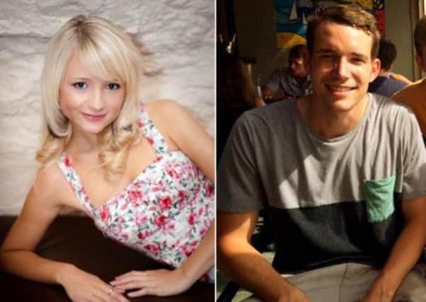 British tourists Hannah Witheridge and David Miller, who were found dead on the island of Koh Tao, Thailand. Picture: AFP