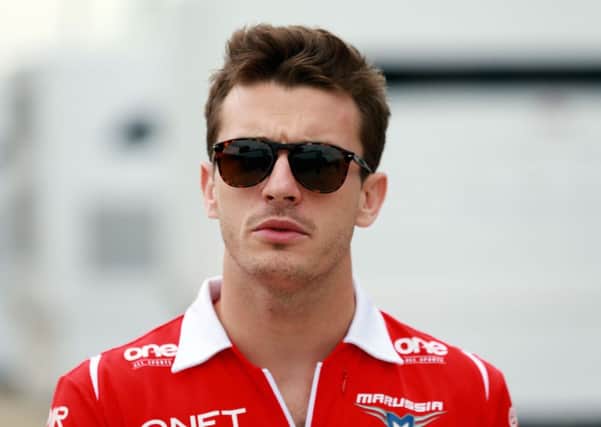 Jules Bianchi remains in a stable but critical condition, doctors have said. Picture: PA