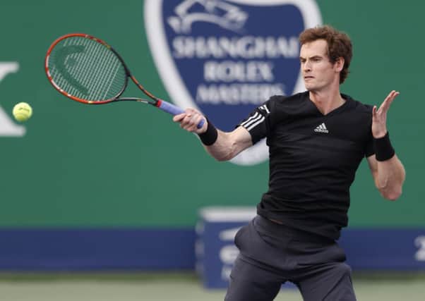 Andy Murray was in impressive form against Jerzy Janowicz of Poland. Picture: AP