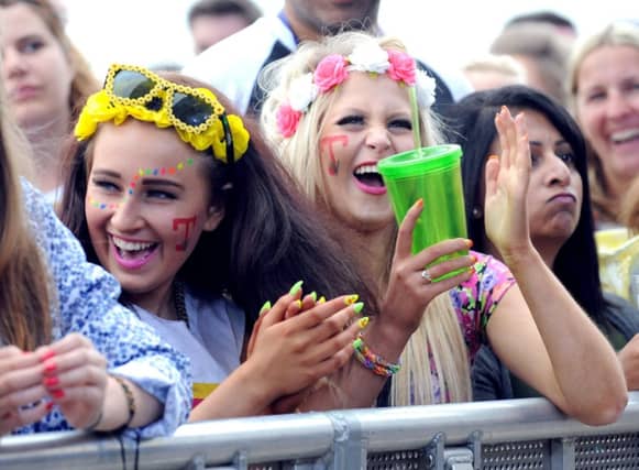 T-time fun as music fans lap up the atmosphere at Balado. Picture: Lisa Ferguson