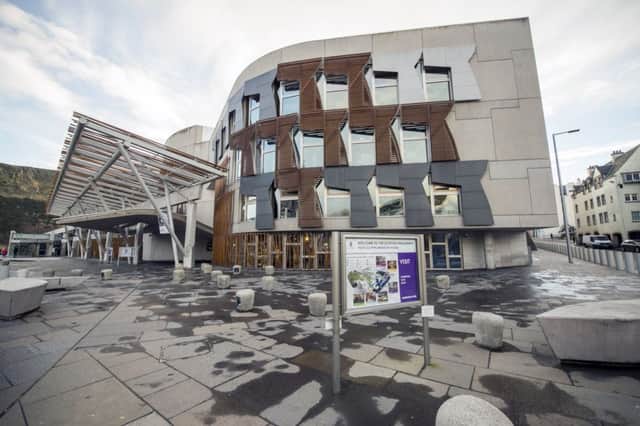 The Scottish Parliament building. Picture: Ian Georgeson