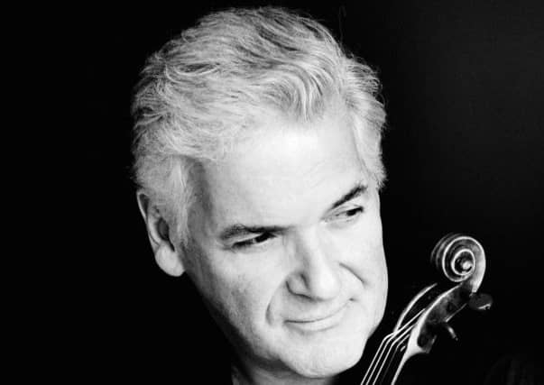 Pinchas Zuckerman is playing the Usher Hall in a tribute to Canadians of the Great War
