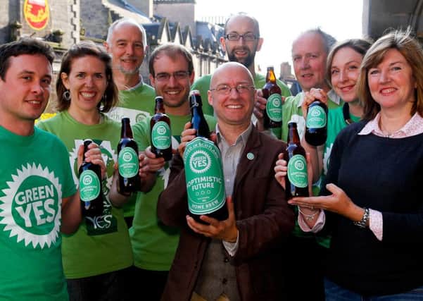 The Scottish Greens have seen a huge rise in new members since the referendum. Picture: Scott Louden