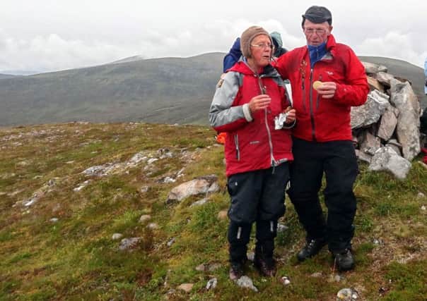 Sheila and Bill Simpson recently succeeded in their attempt to bag all 726 of Scotland's mountains. Picture: Deadline News