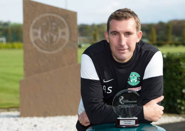 Alan Stubbs admitted he was surpised at winning the award