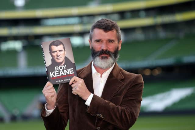Roy Keane during a book launch at the Aviva Stadium, Dublin, Ireland. Picture: PA