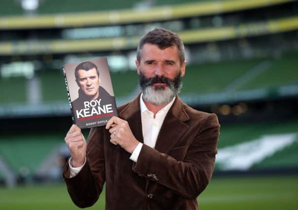 Roy Keane during a book launch at the Aviva Stadium, Dublin, Ireland. Picture: PA